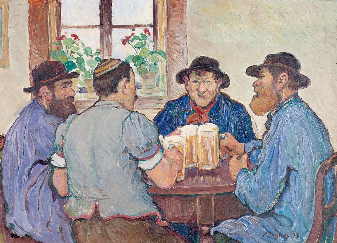 how is beer made - friends drinking